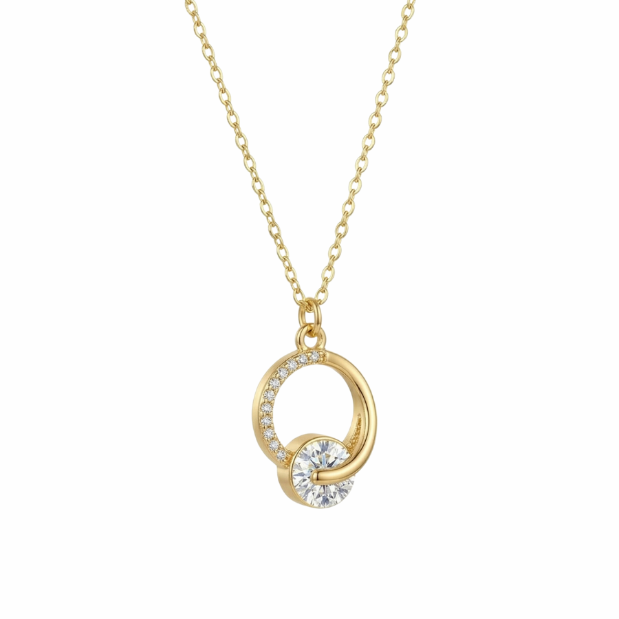 Starlight Pearl Chain Necklace For Women – Elegant Pearl Accented Chain With Warm Golden Finish | Premium Timeless : 736805802