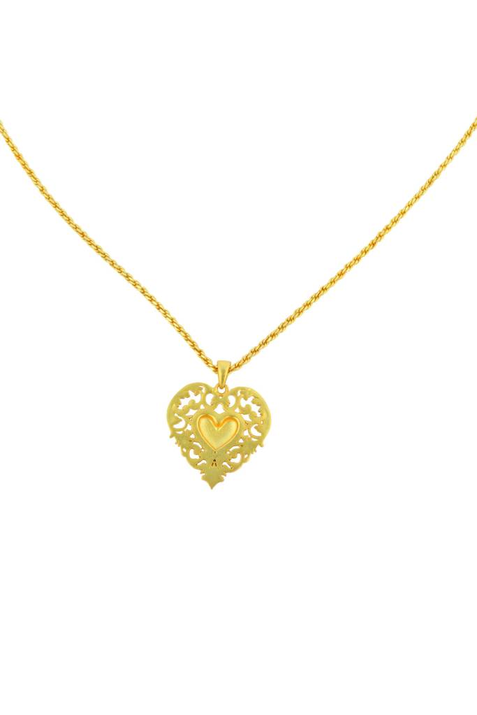 Golden Empress Heart Pendant : TZSN25