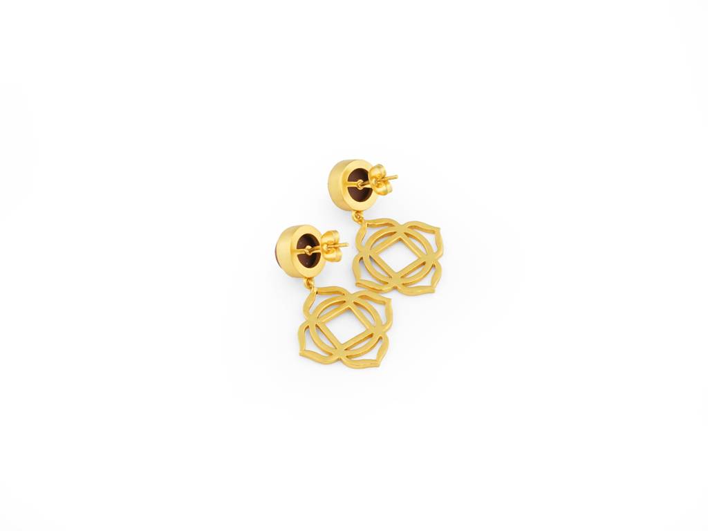 Root Chakra Earrings : IVBE08