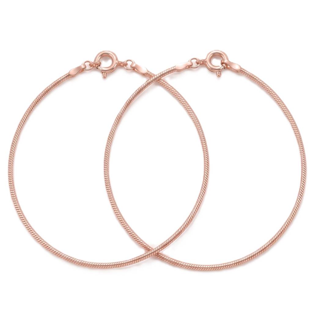 The Rose Gold Serpentine Anklet : AK1149