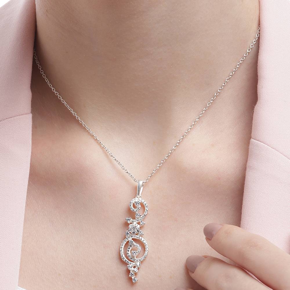 92.5 Silver Zircon Pendant : 92.5 Silver Zircon Pendant : 92.5 Silver Zircon Pendant : 92.5 Silver Zircon Pendant : 92.5