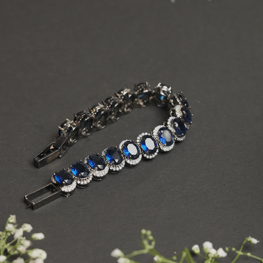 Black Polish Ad Bracelet : CAO0226VIH