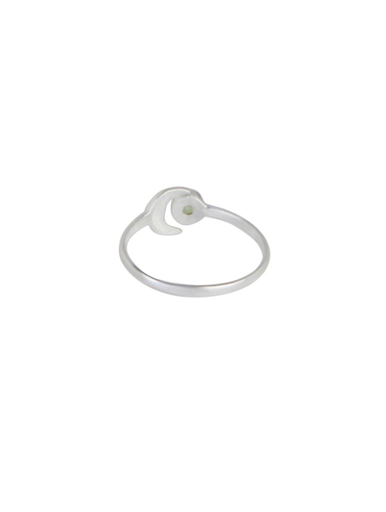 925 Sterling Silver Peridot Ring For Women | Gemstone Ring | Handmade Silver Jewelry | Elegant Daily Wear Gift : FU-1346