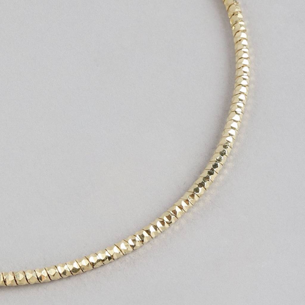 Radiant Glow Gold Plated 925 Sterling Silver Bracelet : BR-80189