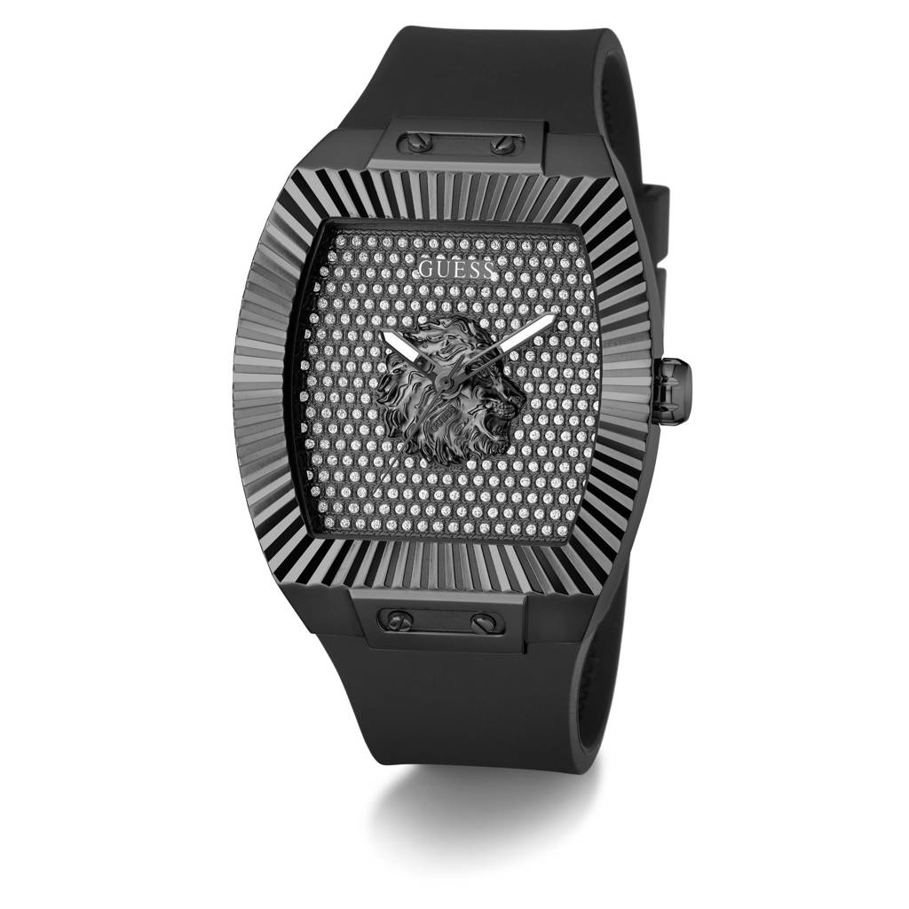 Guess Rectangle 43Mm Black Dial Analog Men Watch - Gw1066G3 | Guess ...