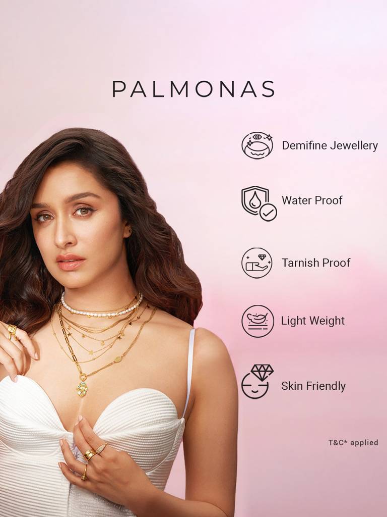 Palmonas Pearl Bloom Bracelet For Women - Waterproof & Anti-Tarnish : SSWBR0456