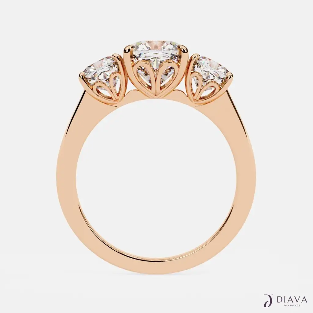 3-Stone Cushion Ring : 3-StoneCushionRing