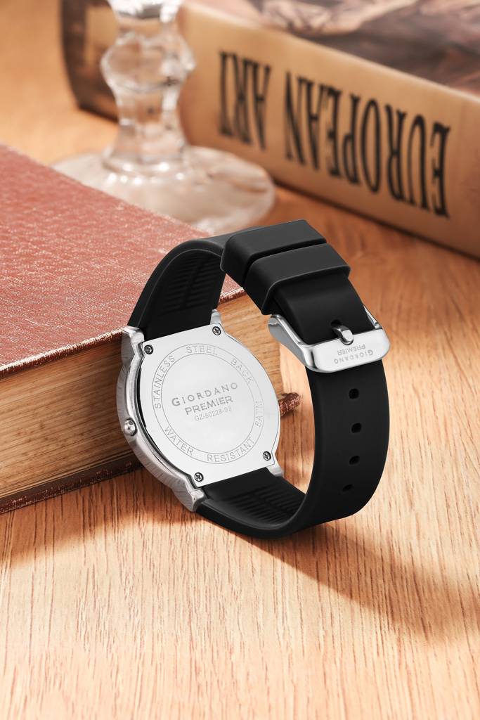 Premier Stellar Collection Analog Quartz Watch For Women With Round Dial, Crystal Studded Bezel, Date Display &  : GZ-50228-01