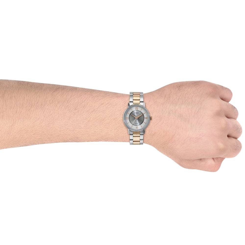 Timex Round Dial Analog Pair Watch : TW00PR213