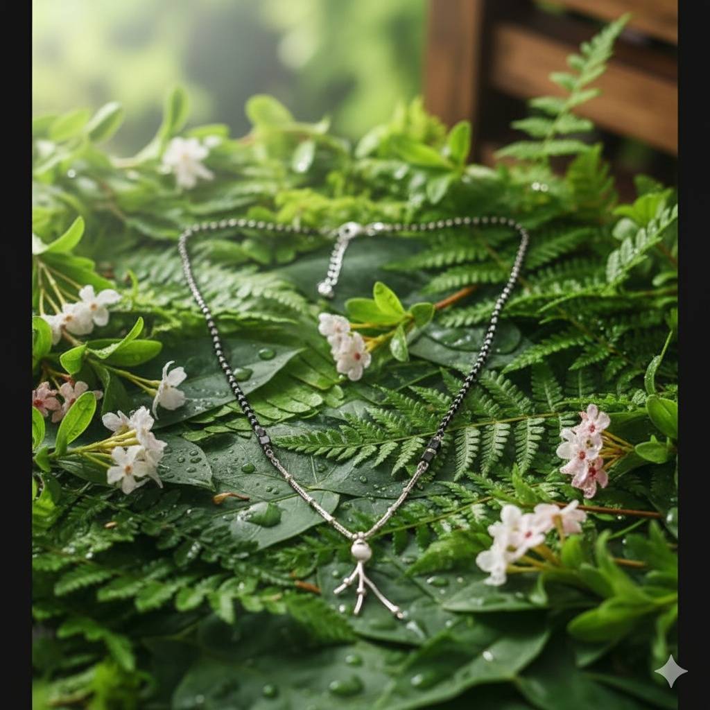 925 Pure Silver Mangalsutra-Ms1007 : MS1007