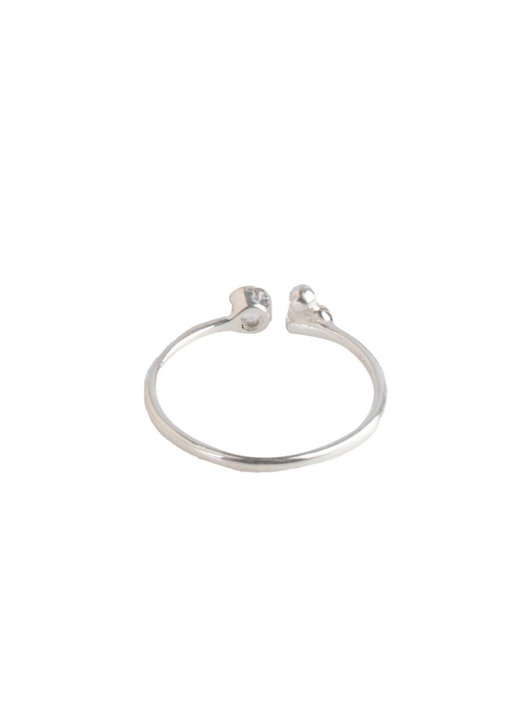 925 Sterling Silver Zircon Ring For Women Handmade Gemstone Ring Adjustable Statement Jewelry Birthday Gift : FU-1069