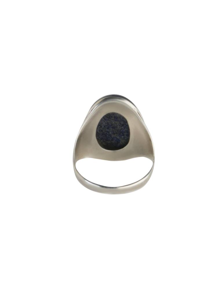 925 Sterling Silver Lapis Ring For Women | Gemstone Ring | Handmade Silver Jewelry | Elegant Daily Wear Gift : FU-1313