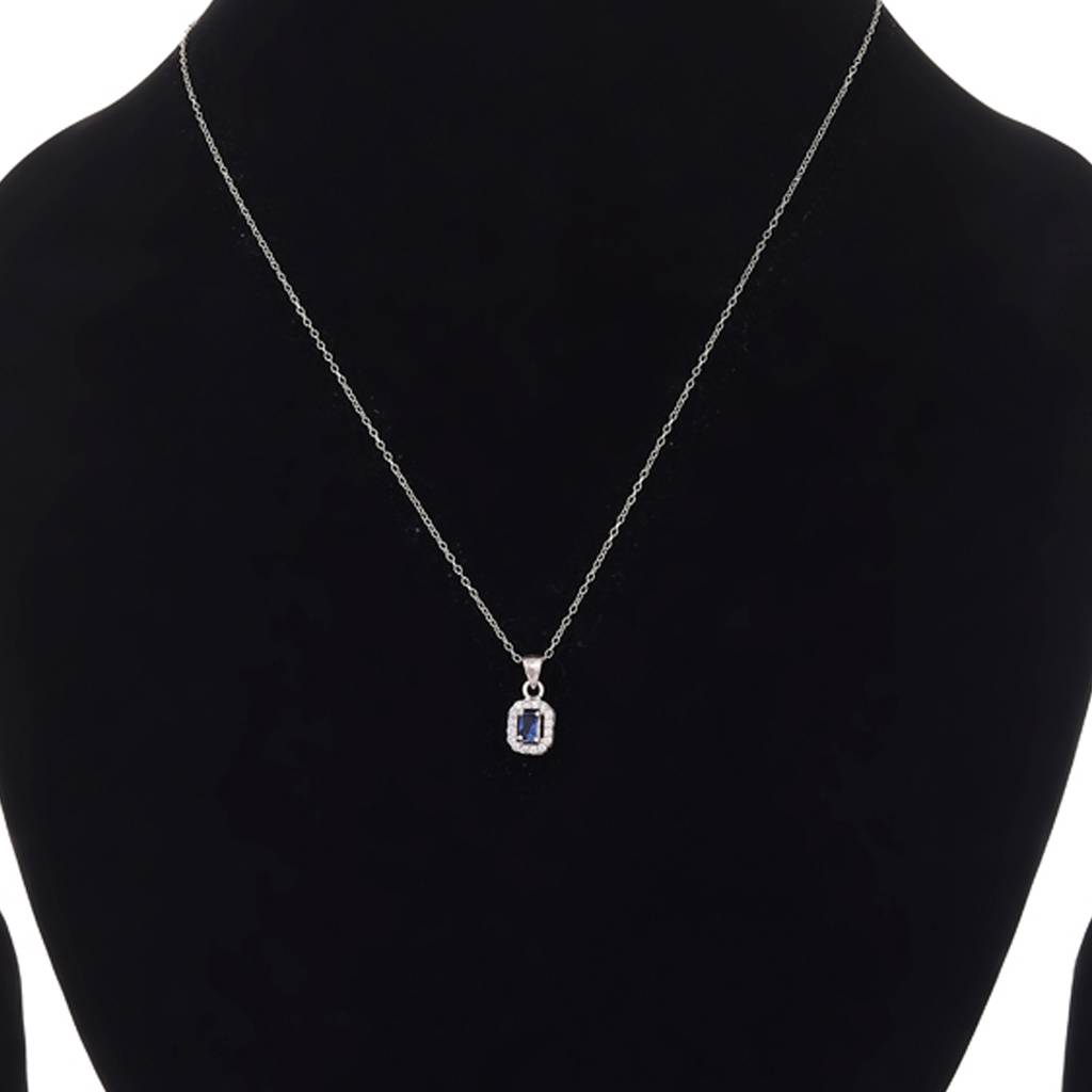 Iski Uski 925 Sterling Silver Shivi Sapphire Pendant