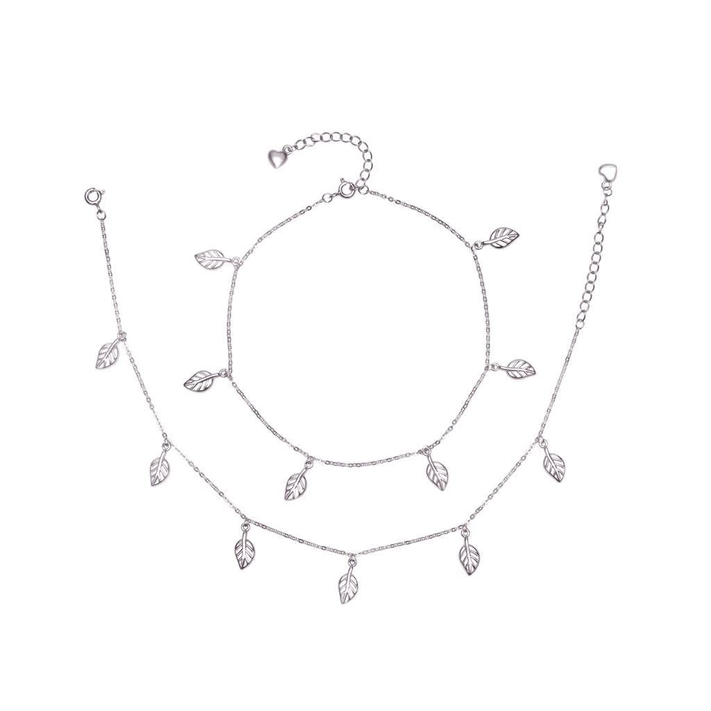 925 Pure Silver Multiple Charm Anklets -Ak1026 : AK1026