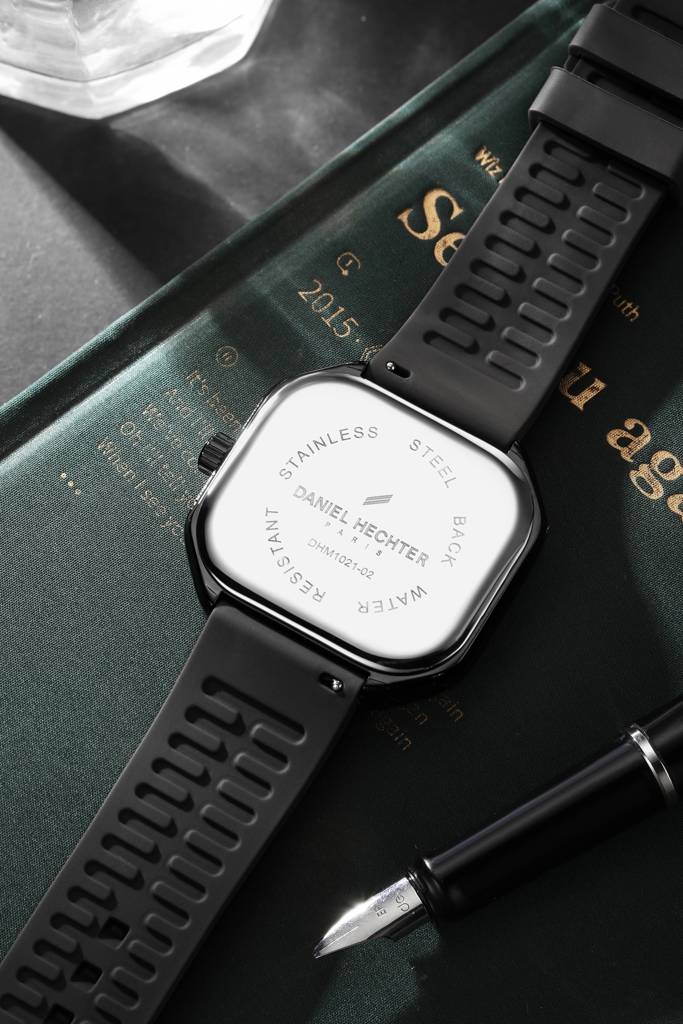 Daniel Hechter Paris Pleyel Collection Fashion Watch For Men– Modern Octagon Dial With Sub-Dial And Comfortable S : DHM1021-01