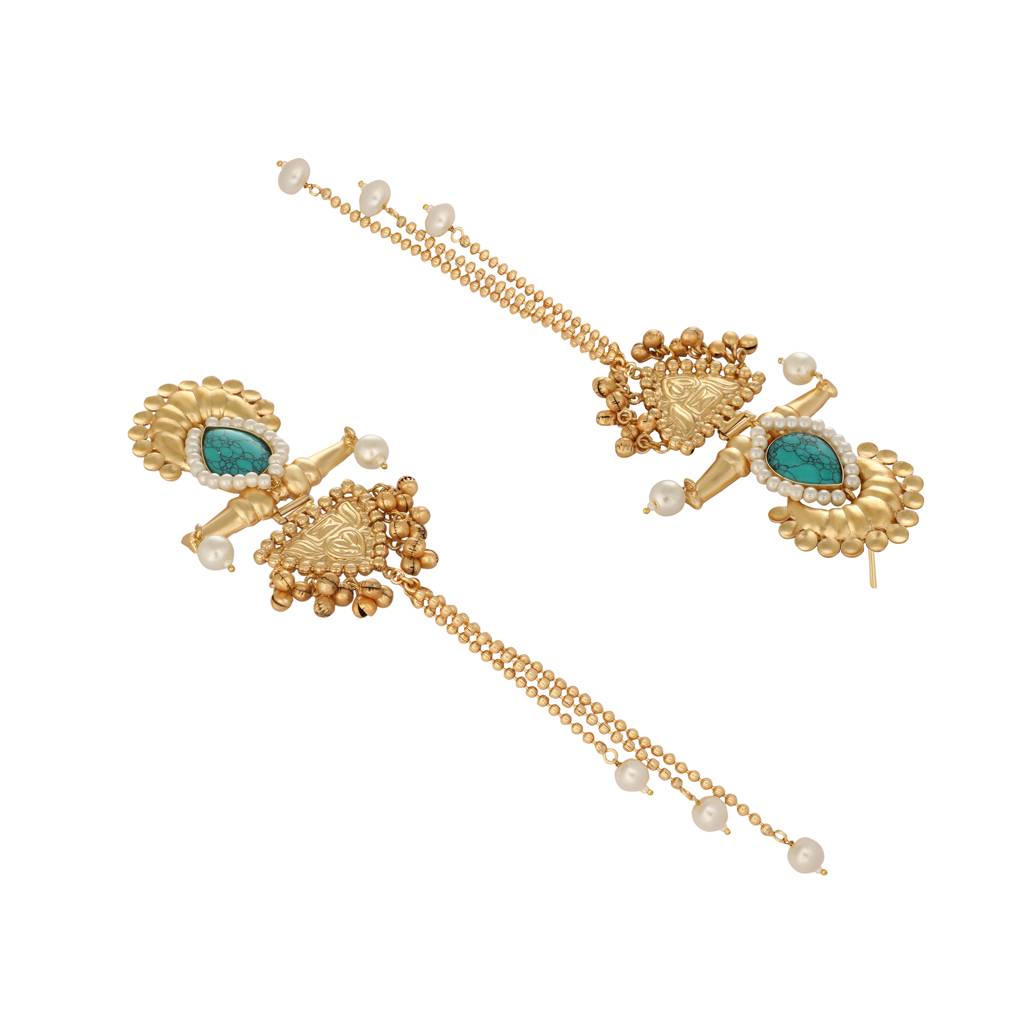 Serene Cascade Dangler Earrings : YI24A0435E