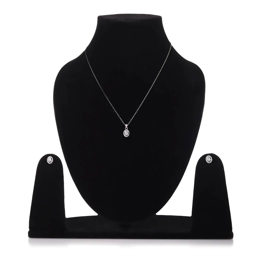 Iski Uski 925 Sterling Silver Vina Pendant Set