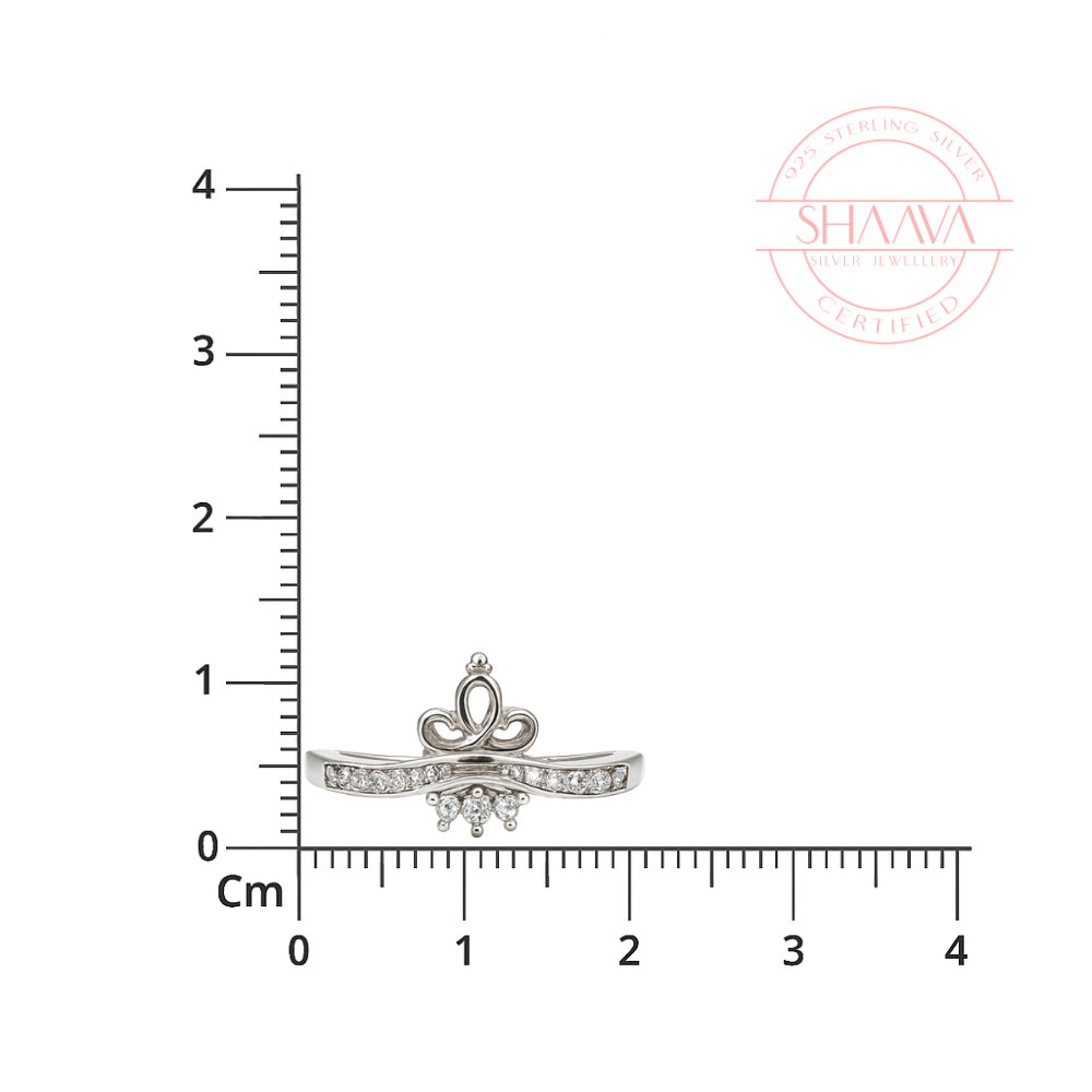 Sterling Silver Tiara Ring : RGS037