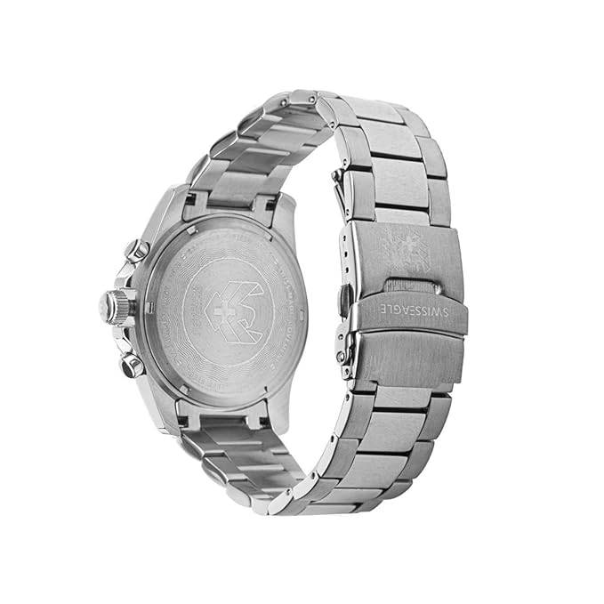 Swiss Eagle Men'S Chronograph Swiss Made Movement Watch - Se-9165 : SE-9165-11