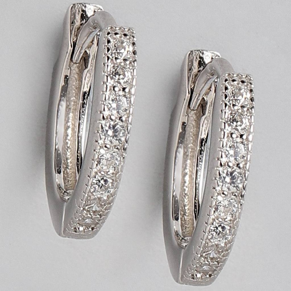 Whimsical Hoops 925 Sterling Silver Combo Earrings : CEAR-10034