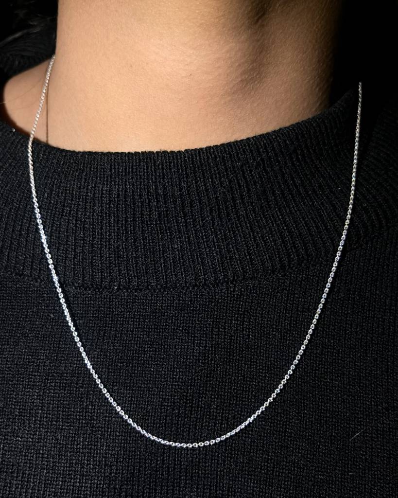 925 Sterling Silver Chain | Unbreakable | 20Inches | Unisex| 925 Stamped : CH018_20