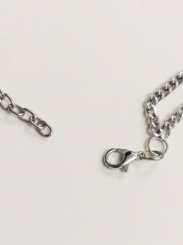 Women Oxidised Silver-Plated Kundan Stone-Studded Anklet With Toe Ring : VI26ANK10008