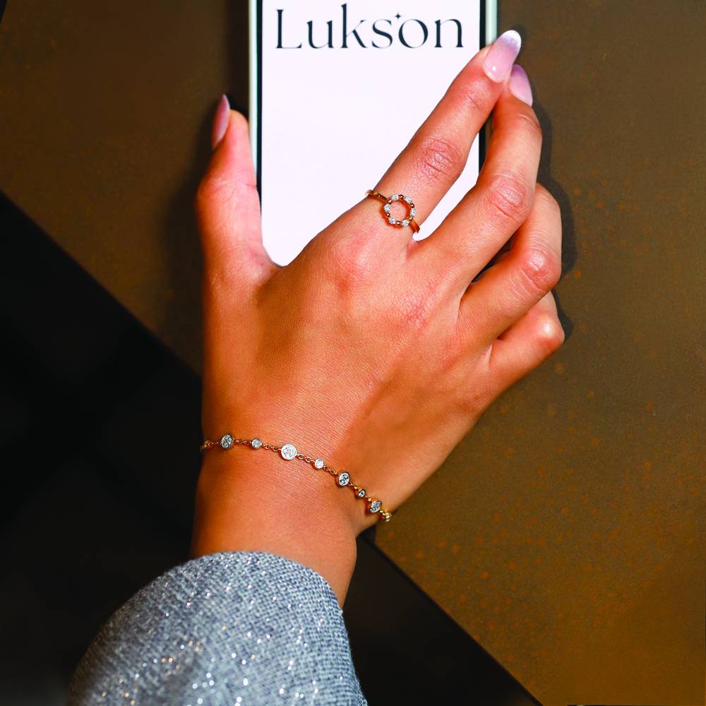 Eternal Orbit - Lab Diamond Ring : LLRG0116