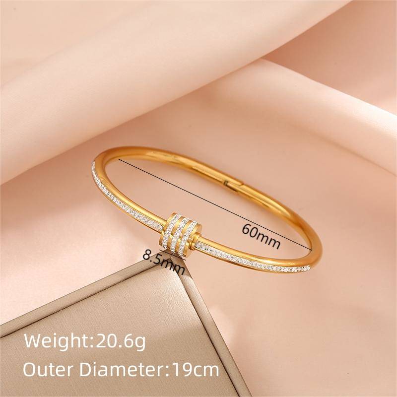 Ring Of Elegance Bangle Bracelet : RingofEleganceBangleBracelet-LT-BR-BR-03