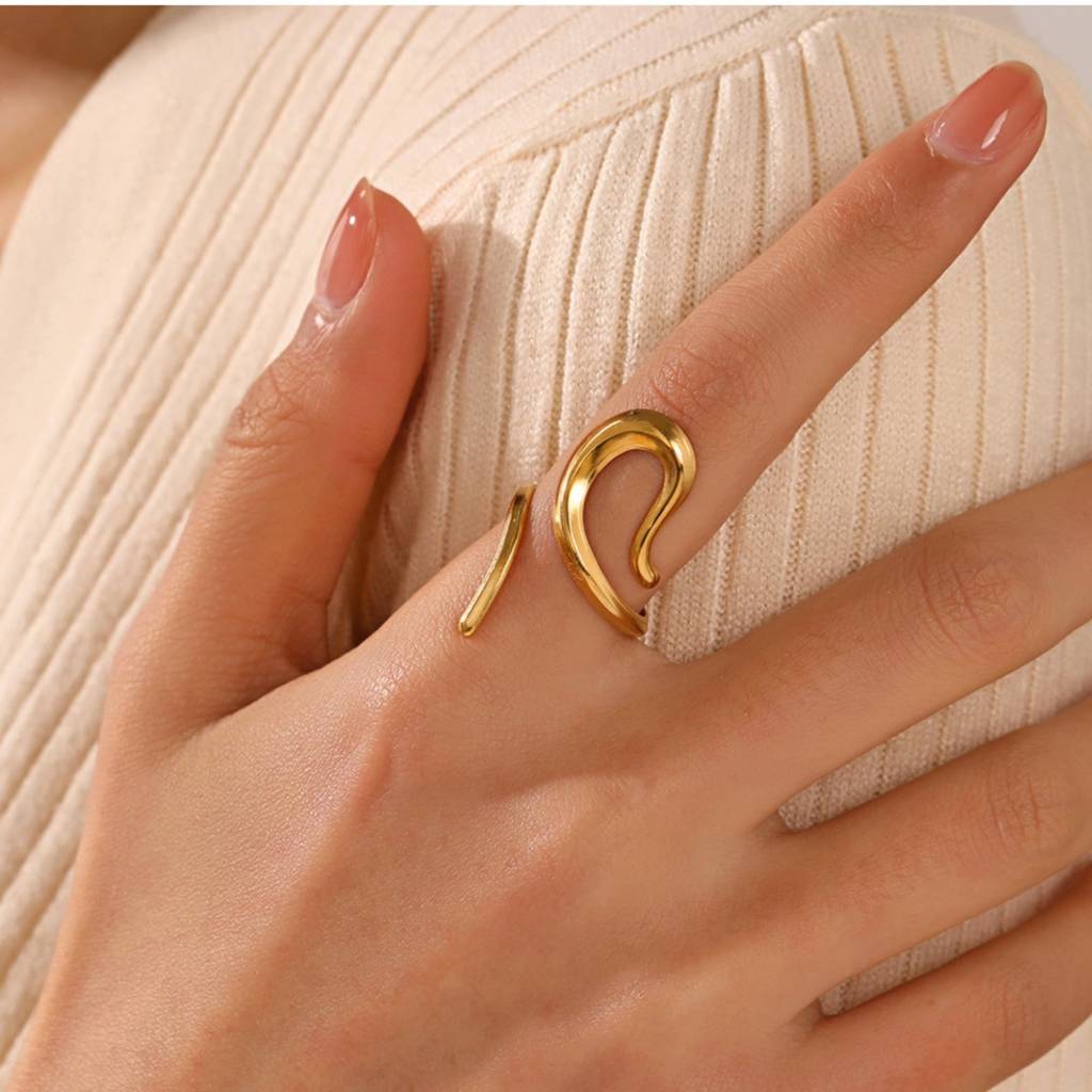 Classic Snake Ring : RG_SS_Snake_Gld
