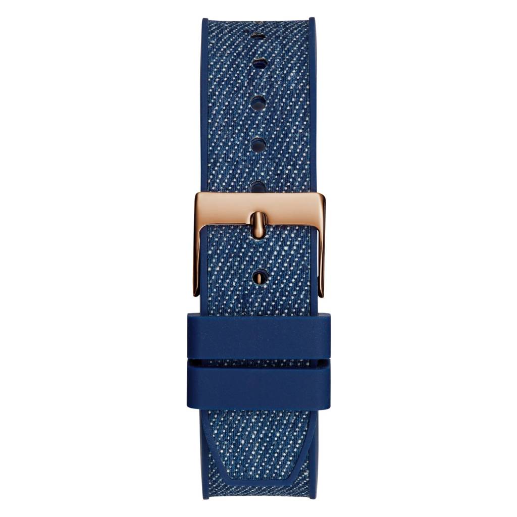 Guess Round 39Mm Blue Dial Analog Women Watch - Gw0813L1 : GW0813L1