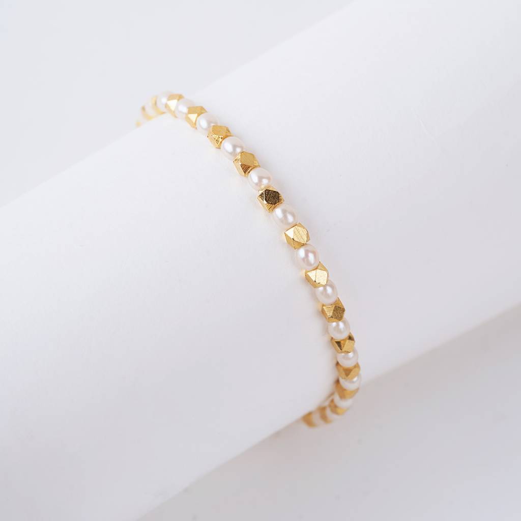 Evil Eye Pearl Bracelet : BRC-EVIL-EYE