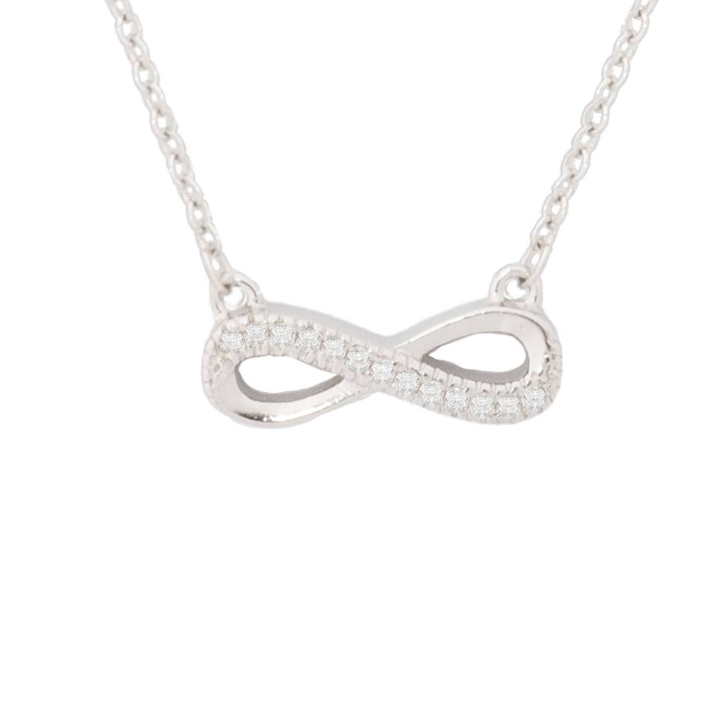 925 Silver Infinity Necklace : HP-NK-PSS-03