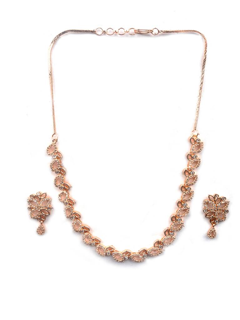 Ad Bela Necklace Set : AD133RG