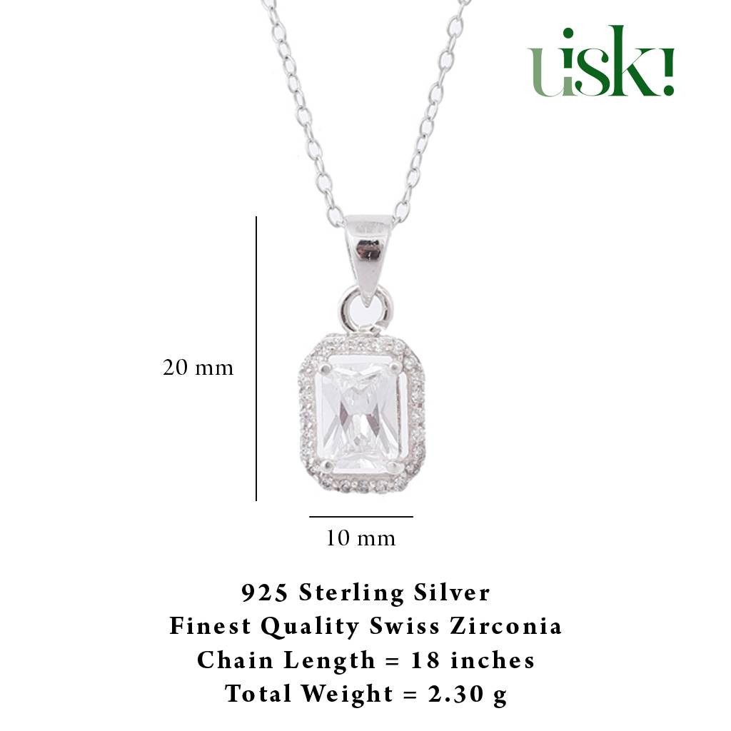 Iski Uski 925 Sterling Silver Majestic Pendant