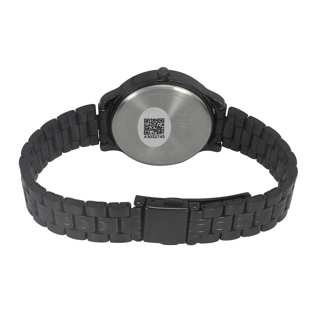 Timex Round 32Mm Black Dial Analog Women Watch - Twel149Smu04 : TWEL149SMU04