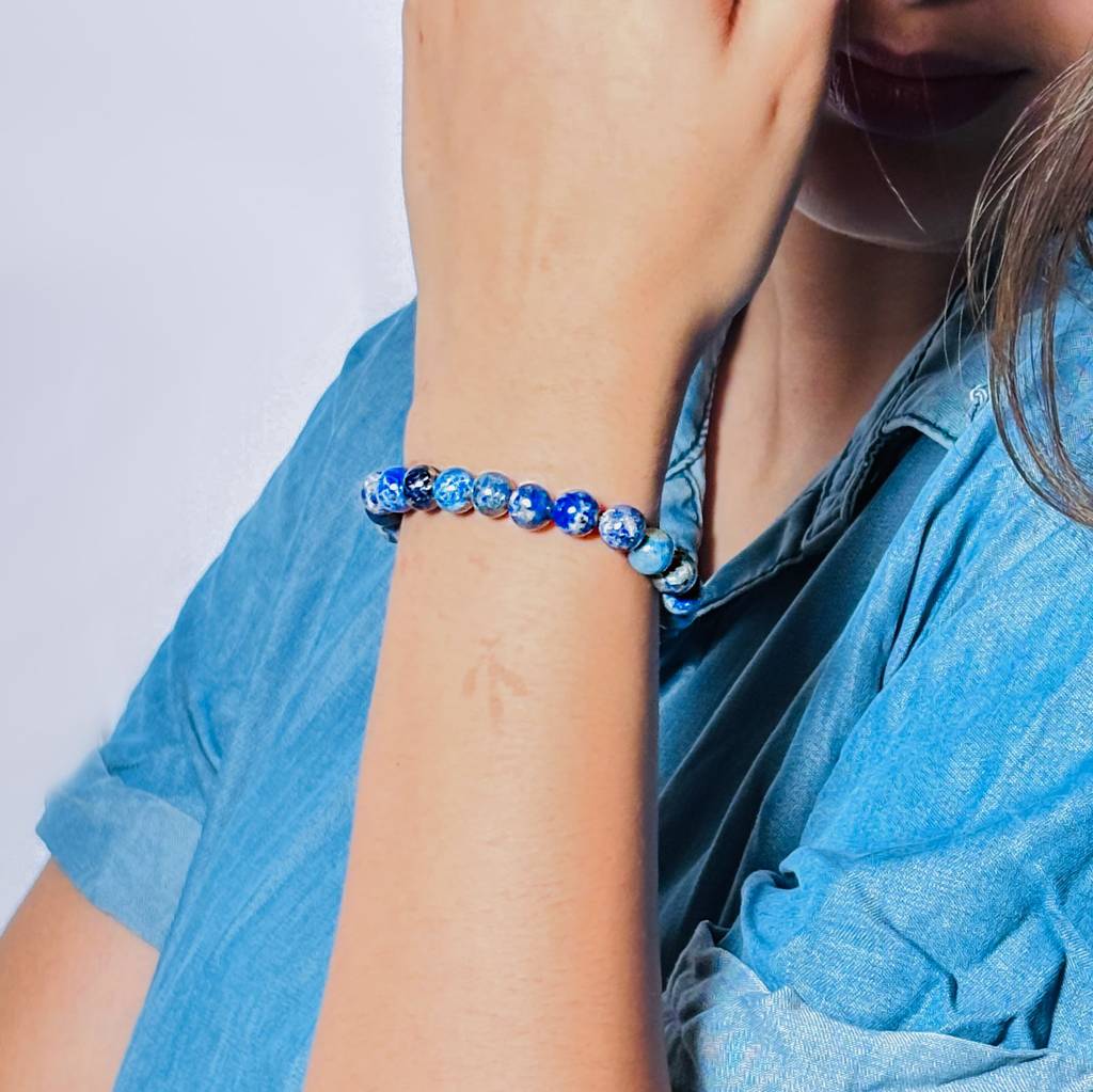 Natural Lapis Lazuli Stone Bracelet : IS-BR-ST-1143
