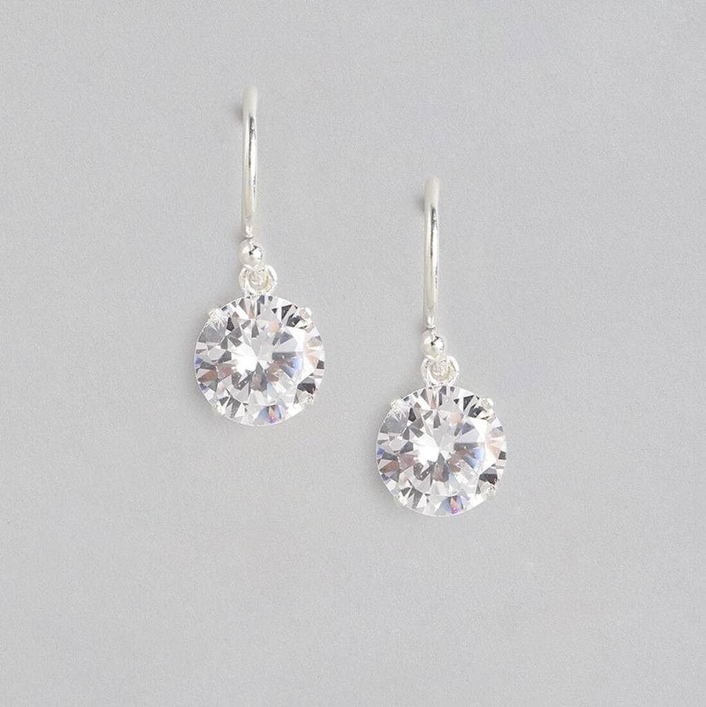 Deluxe Snowy 925 Silver Earrings : EAR-20147