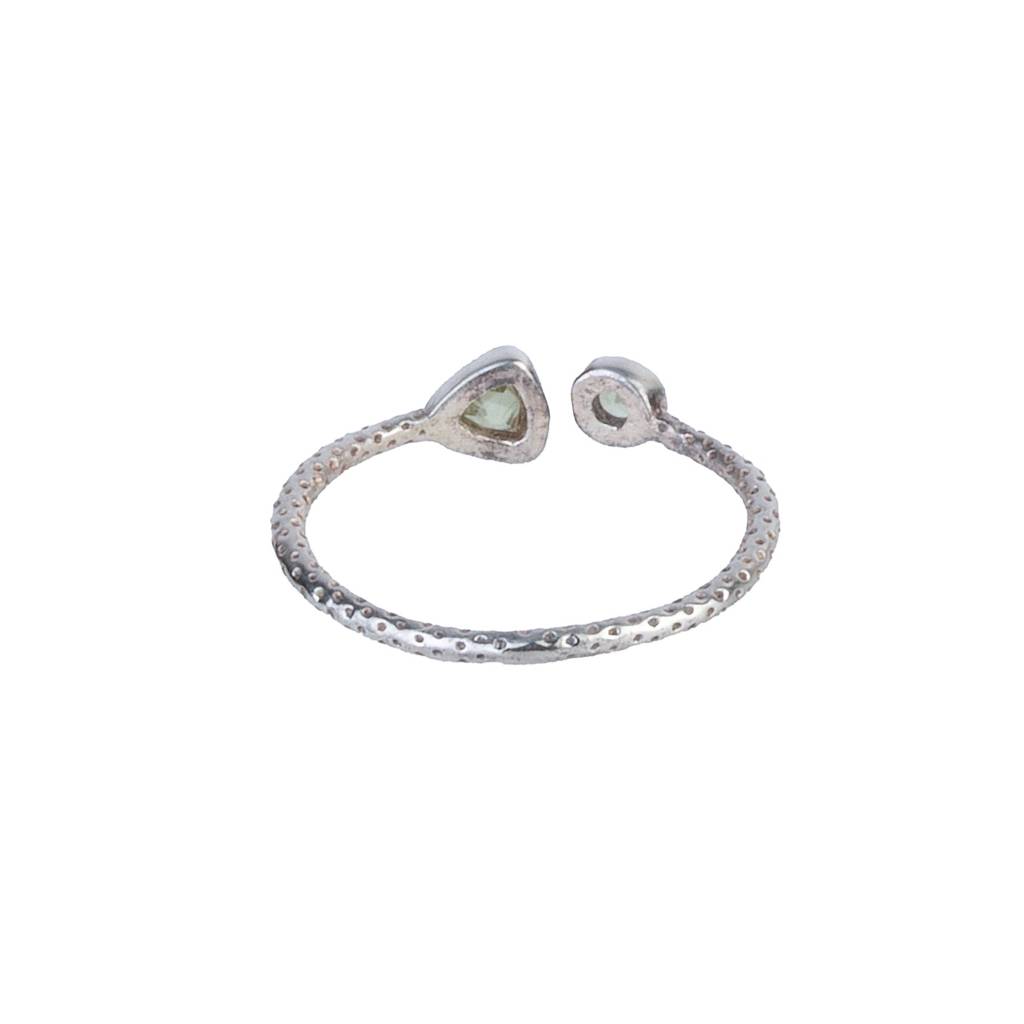 925 Sterling Silver Garnet Ring For Women  | Red Gemstone Ring | Elegant Statement Jewelry : FU-0570