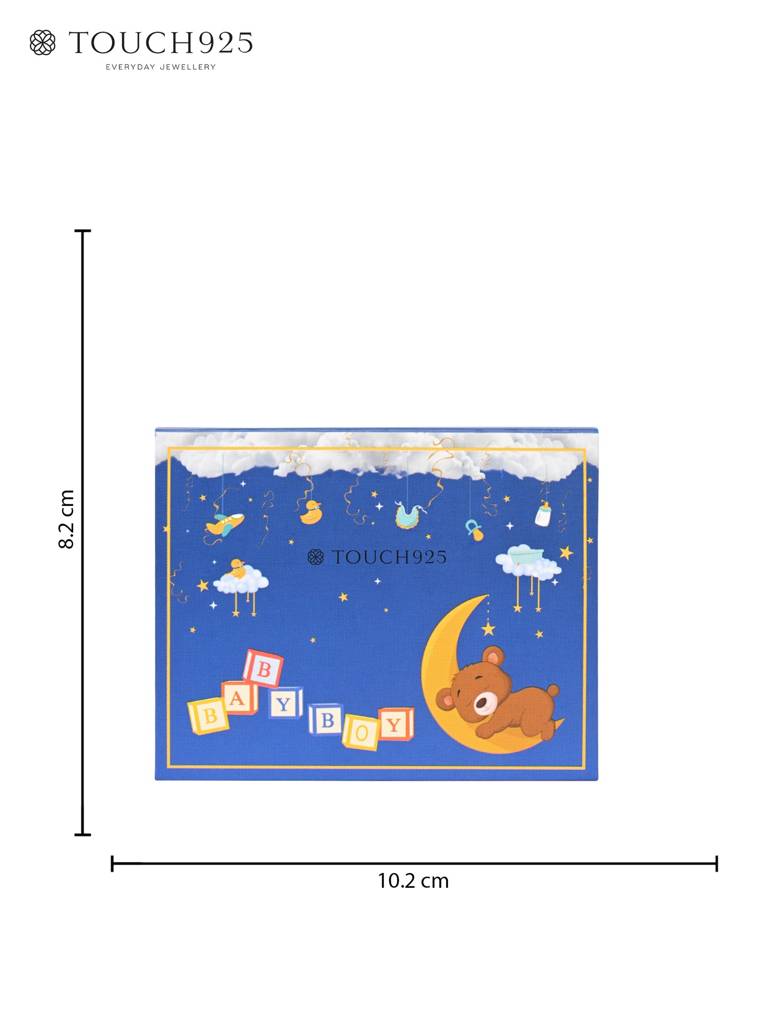 999 Silver Baby Boy Coin Box : GS19