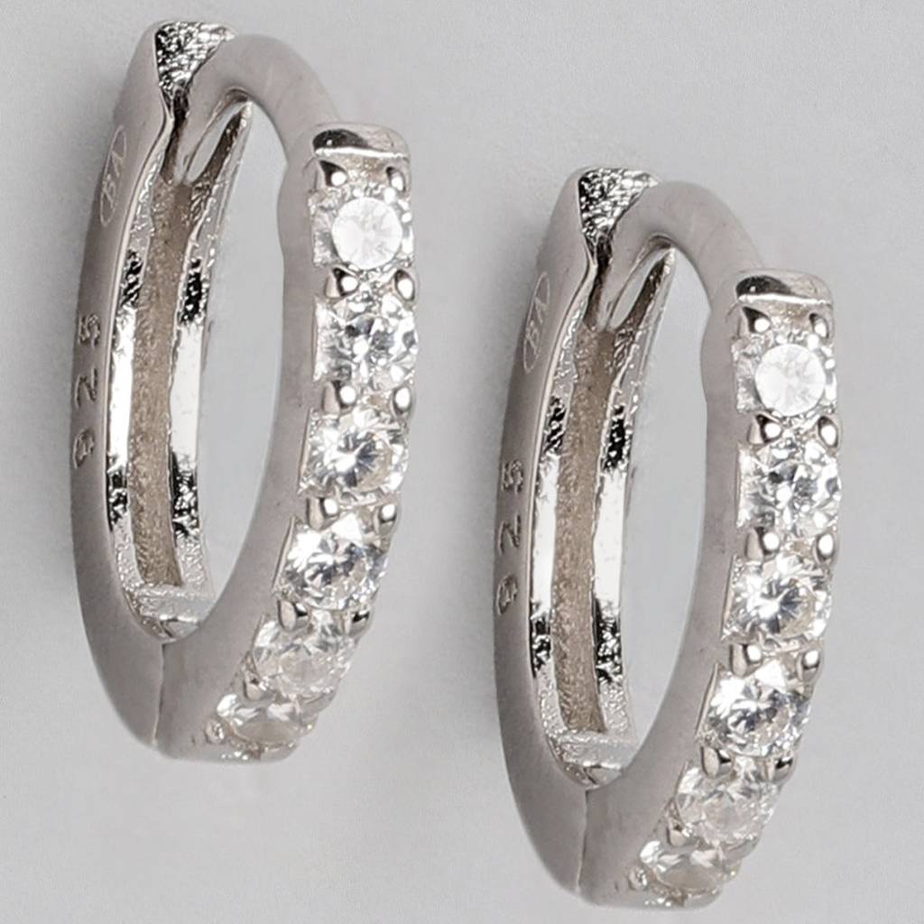 The Classic Moment Hoop 925 Silver Earrings : EAR-20112