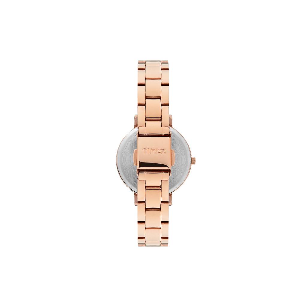 Timex Round 34Mm Rose Gold Dial Analog Women Watch - Twhl41Smu05 : TWHL41SMU05