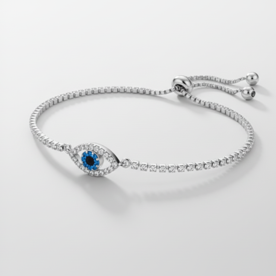 Round Evil Eye Bracelet For Women | Protective Symbolic Bracelet Jewellery : 9131520990