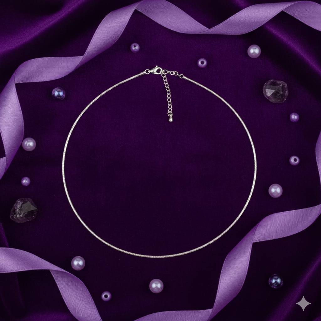 925 Pure Silver Delicate Neck Chain : CH1012