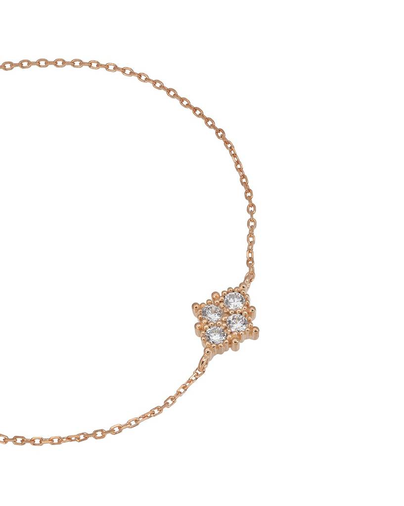 18Kt Rose Gold Charm Bracelet : FJB5950