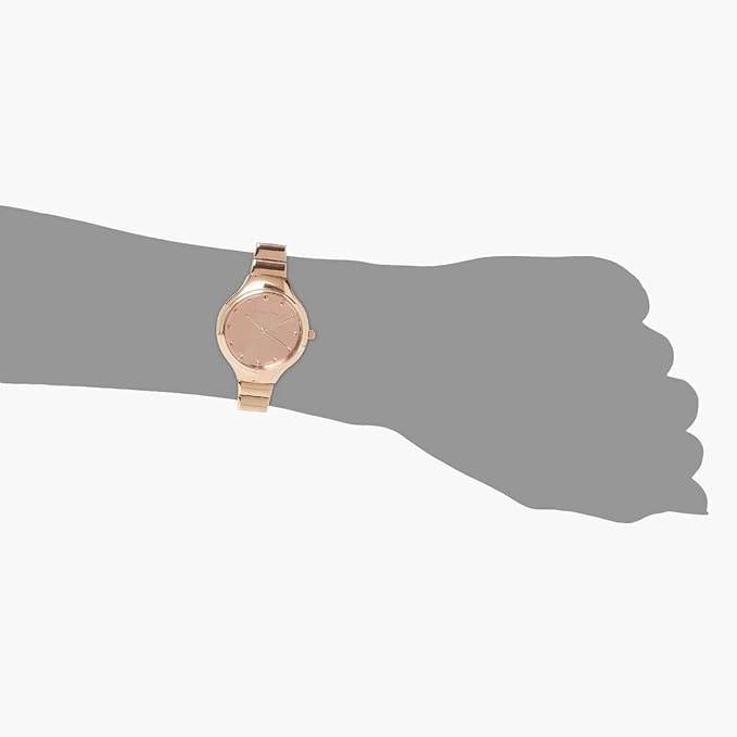 Giordano Wrist Watch For Women Stylish Stainless Steel Strap | 3 Hand Mechanism Analog Watch - Gz-60031-66 : GZ-60031-66