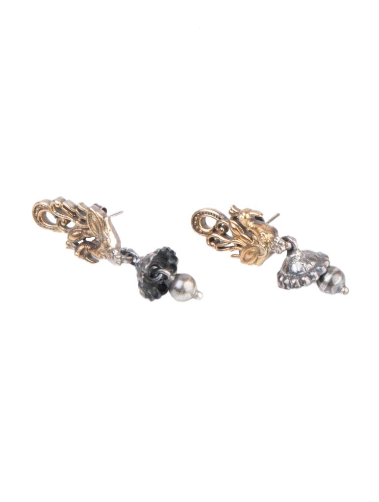 925 Sterling Silver Earrings For Women. Handmade Silver Jewelry | Elegant Daily Wear Gift : FU-1105