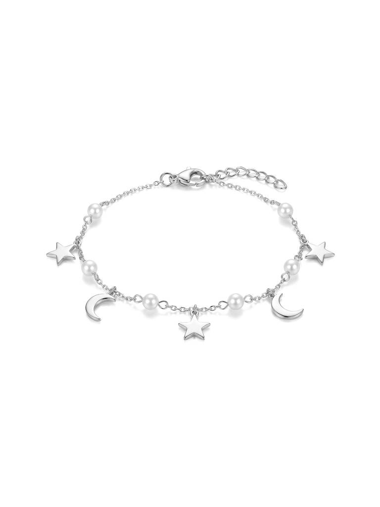 Star Moon Pearl Bracelet : ICLB3314