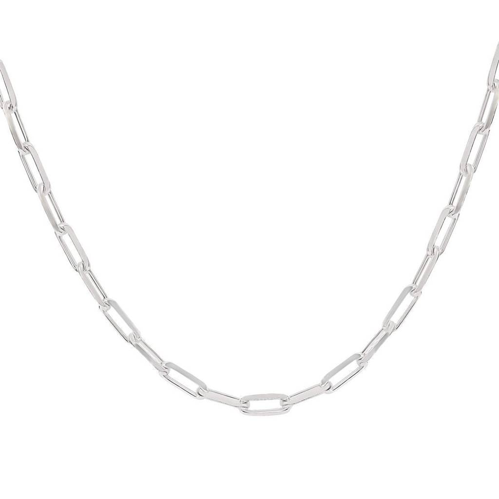 Men'S 925 Sterling Silver Linked Chain : M-CH-10071-20-4-S