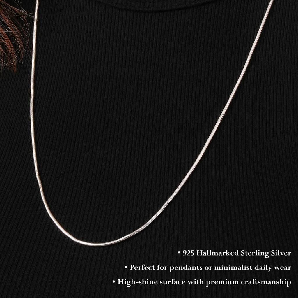 925 Sterling Silver Chain | 20 Inches | Perfect For Men & Women | 925 Stamped : CH032_20