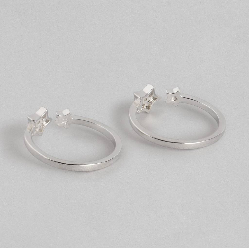 You Are The Star 925 Silver Toe Ring : TOE-10026